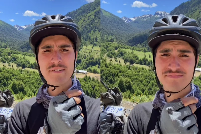 An American adventurer who was followed by half a million people was attacked near Foča, and says that he was also robbed